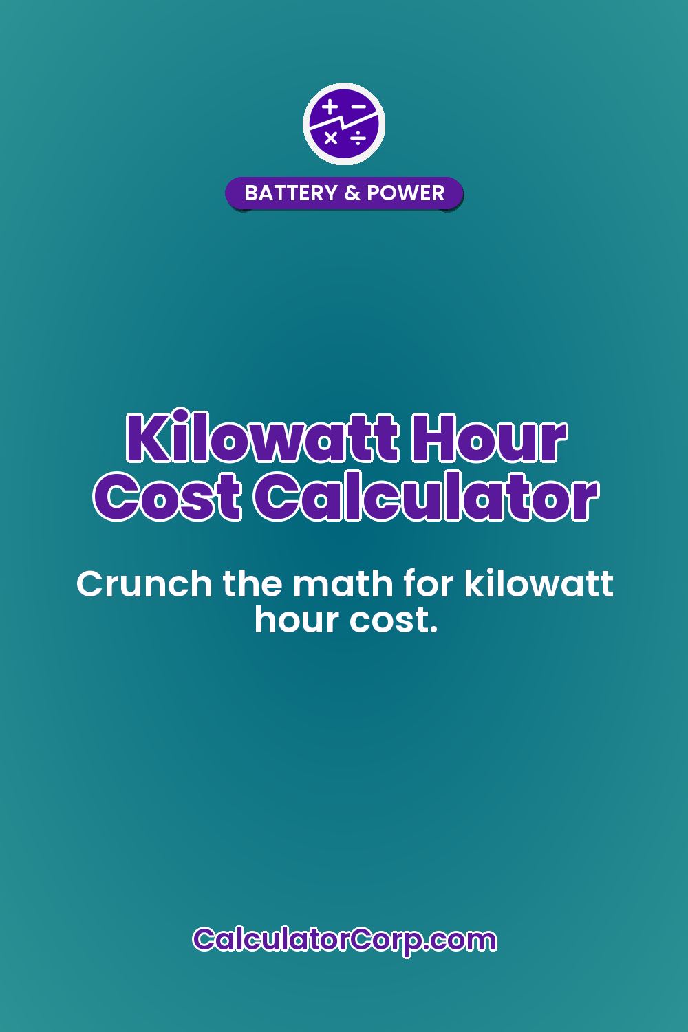 Kilowatt Hour Cost Calculator