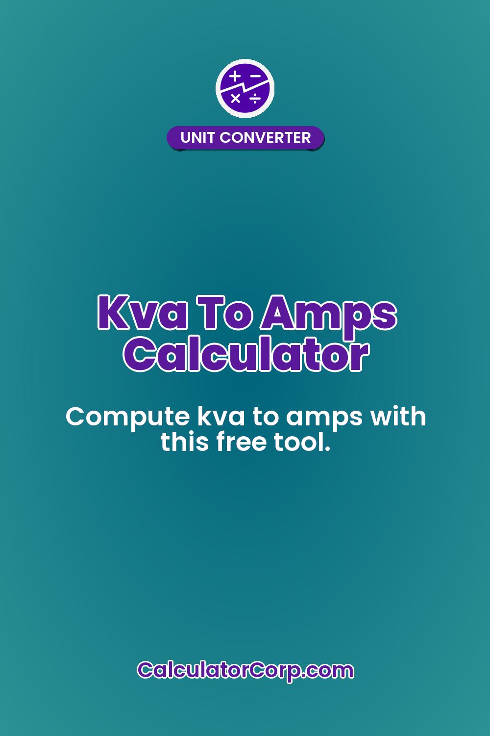 Kva To Amps Calculator