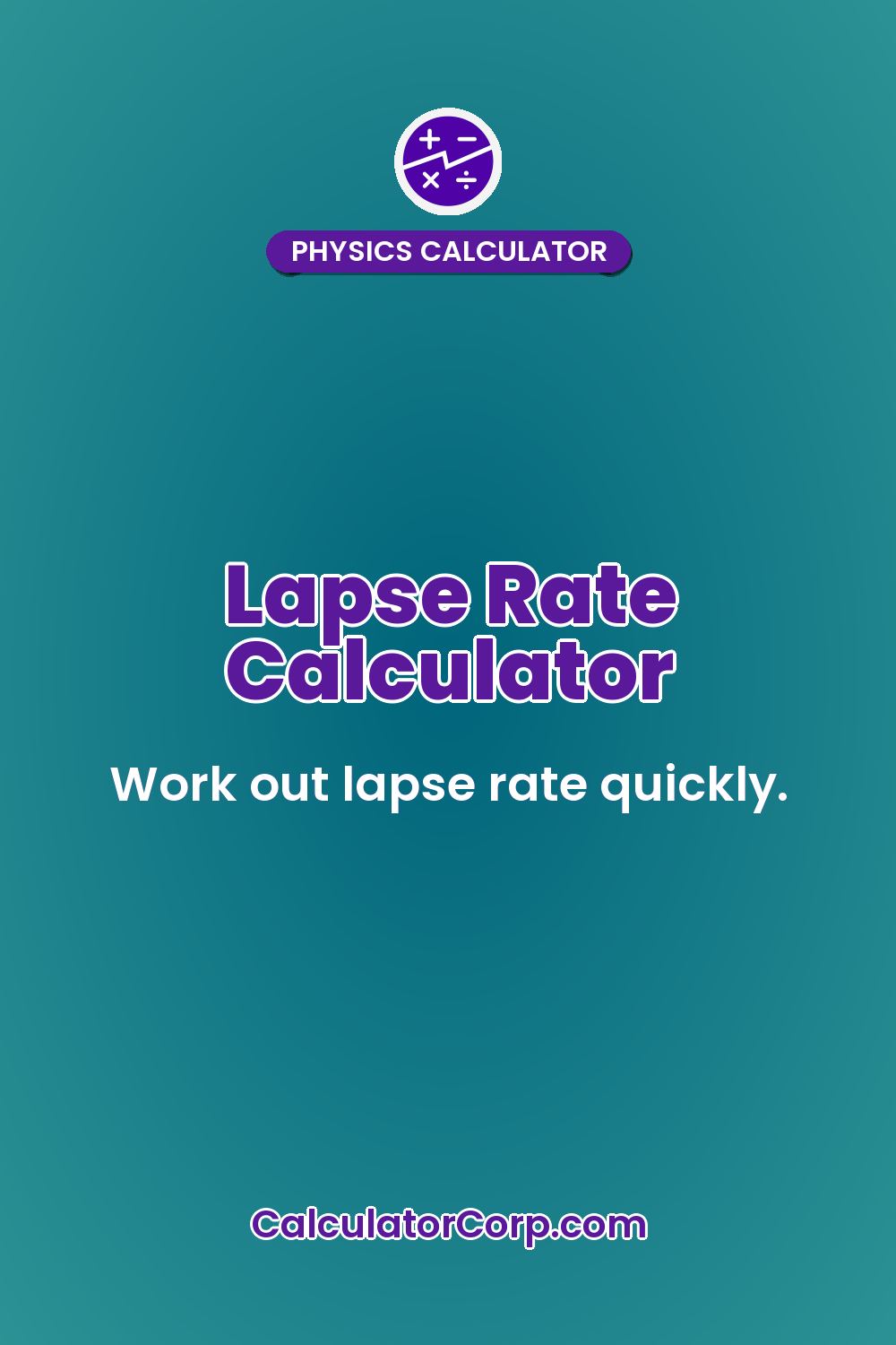 Lapse Rate Calculator