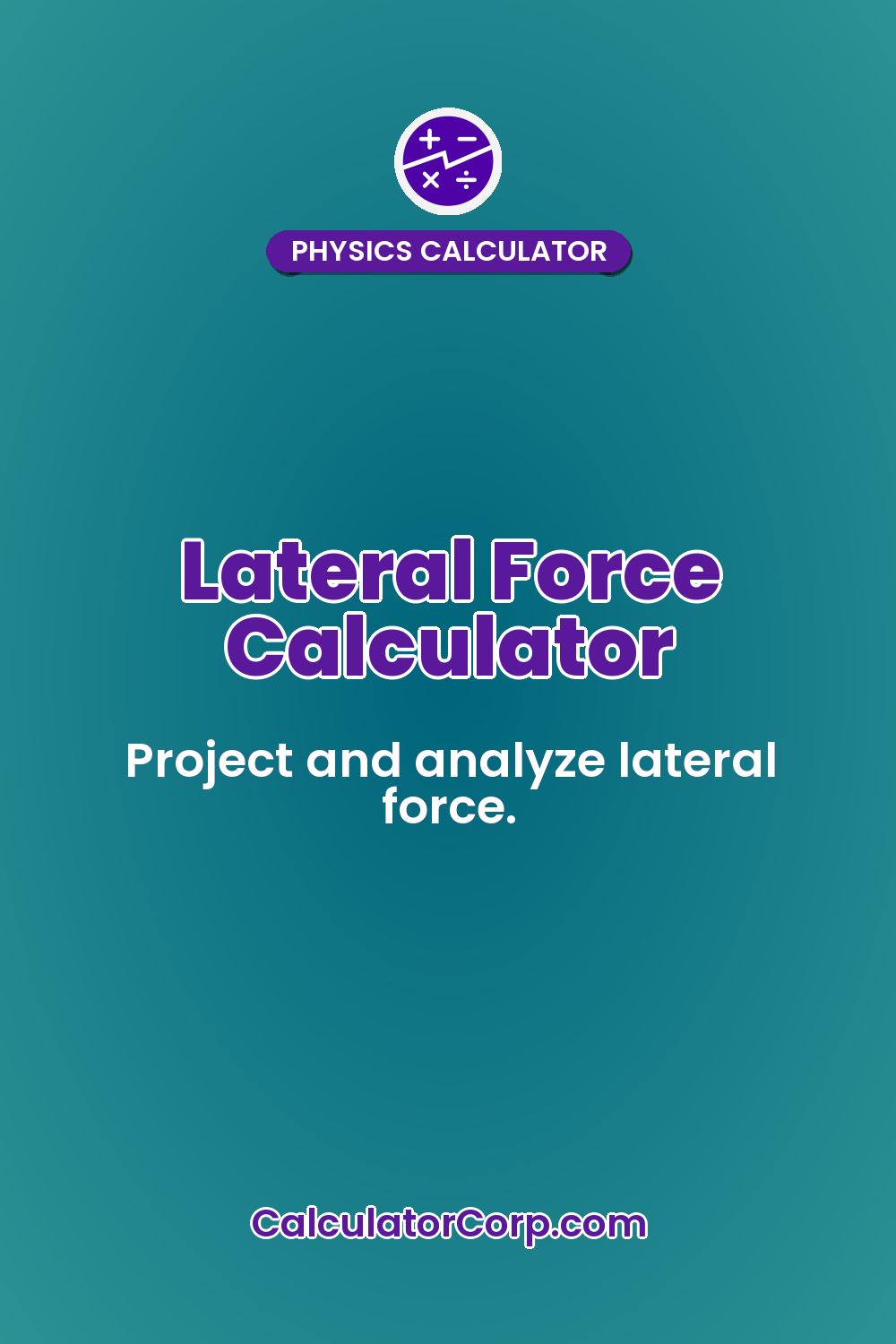 Lateral Force Calculator