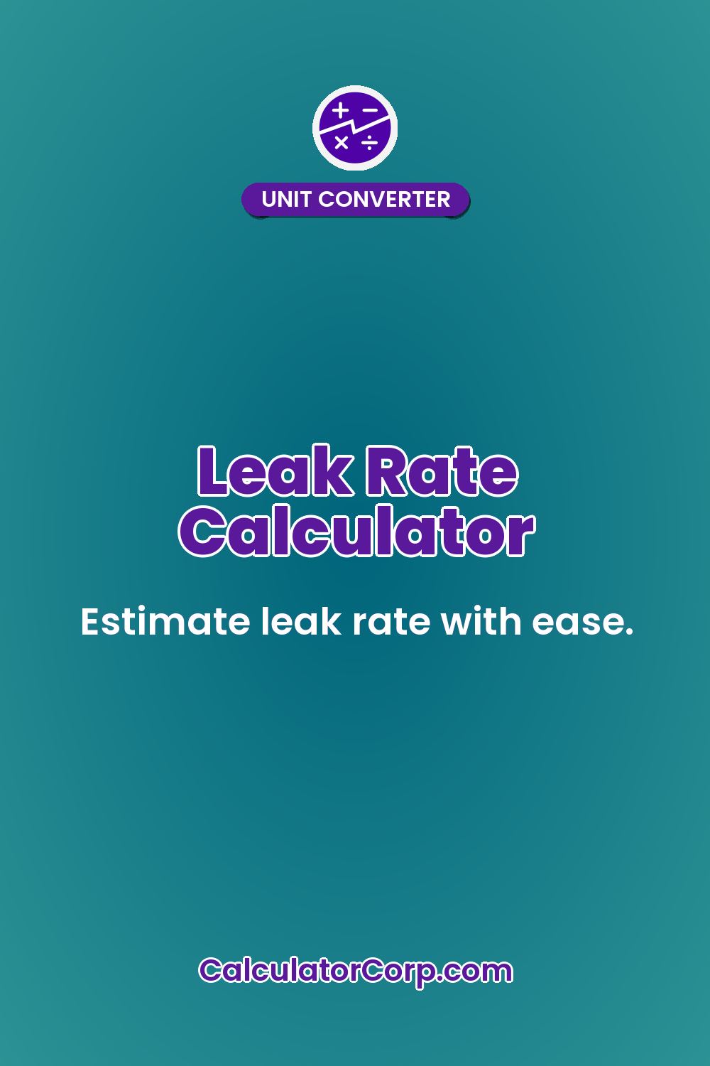 Leak Rate Calculator