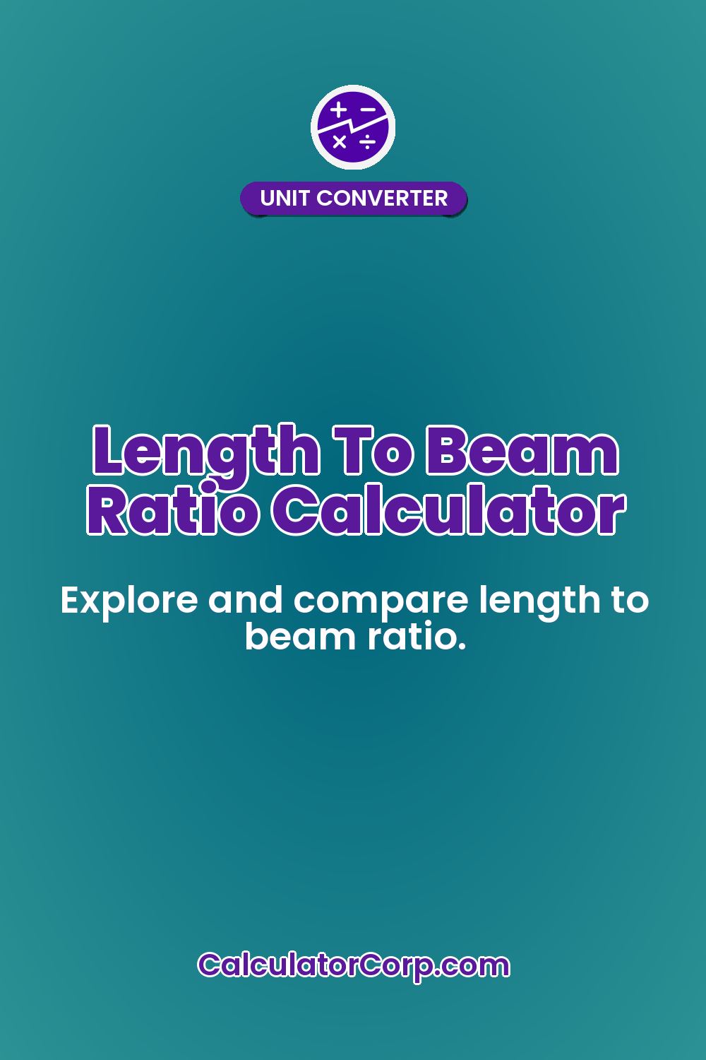 Length To Beam Ratio Calculator