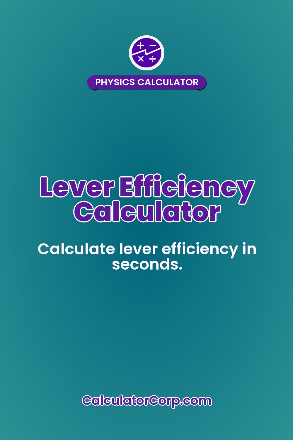 Lever Efficiency Calculator
