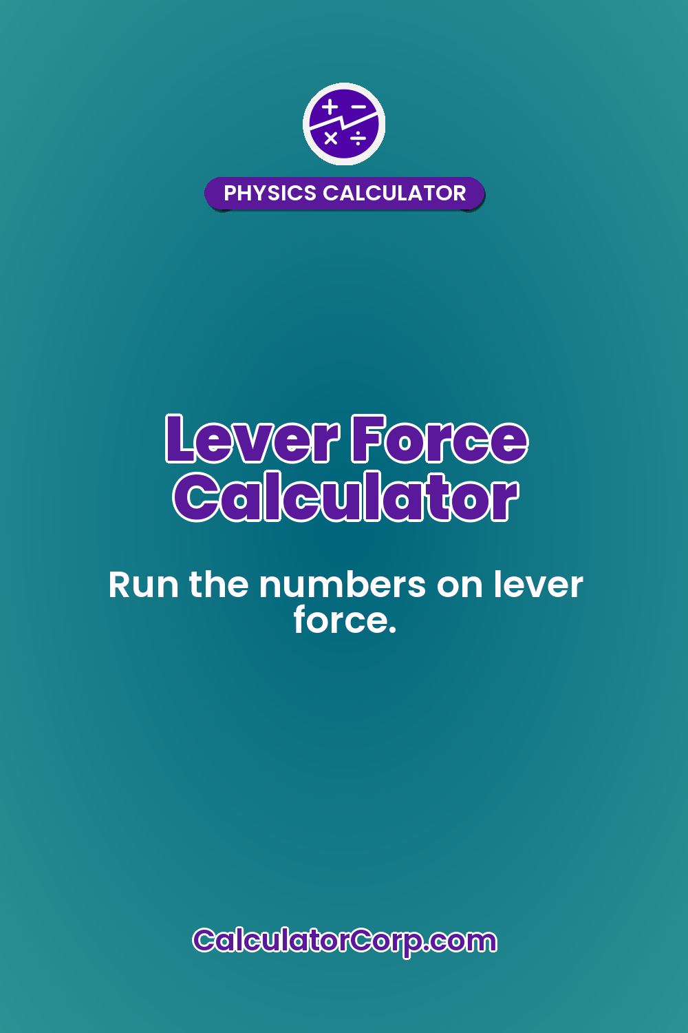 Lever Force Calculator