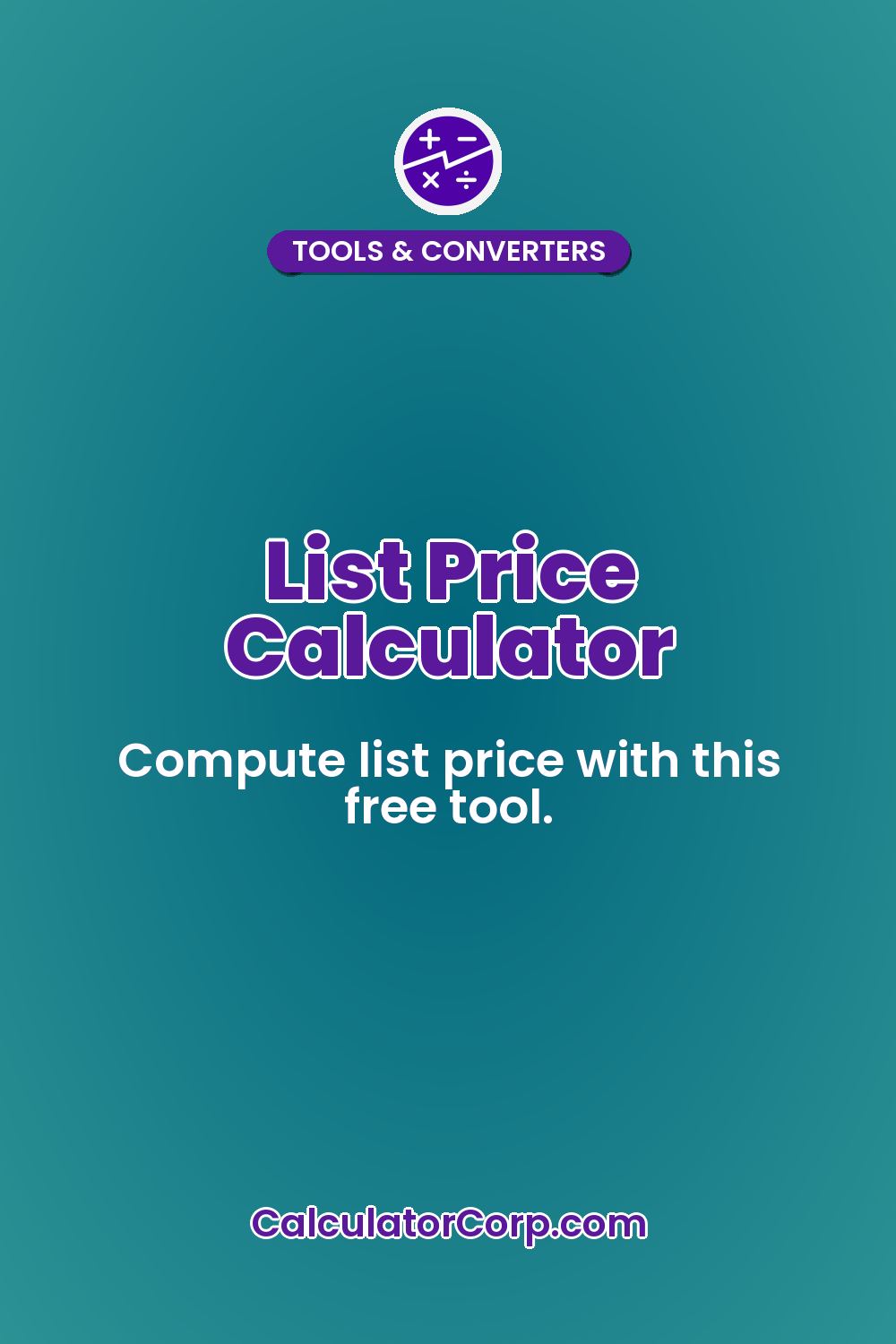 List Price Calculator