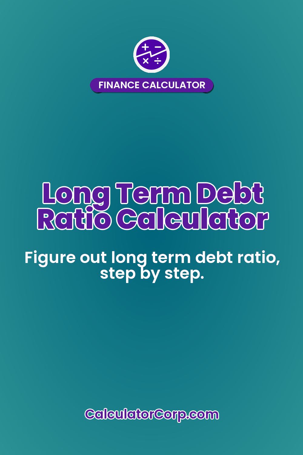 Long Term Debt Ratio Calculator