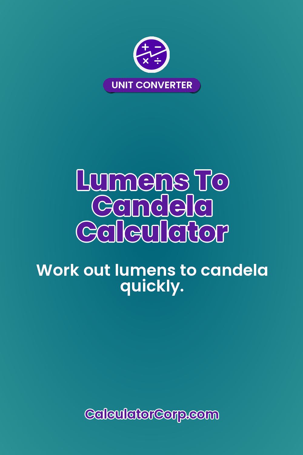 Lumens To Candela Calculator