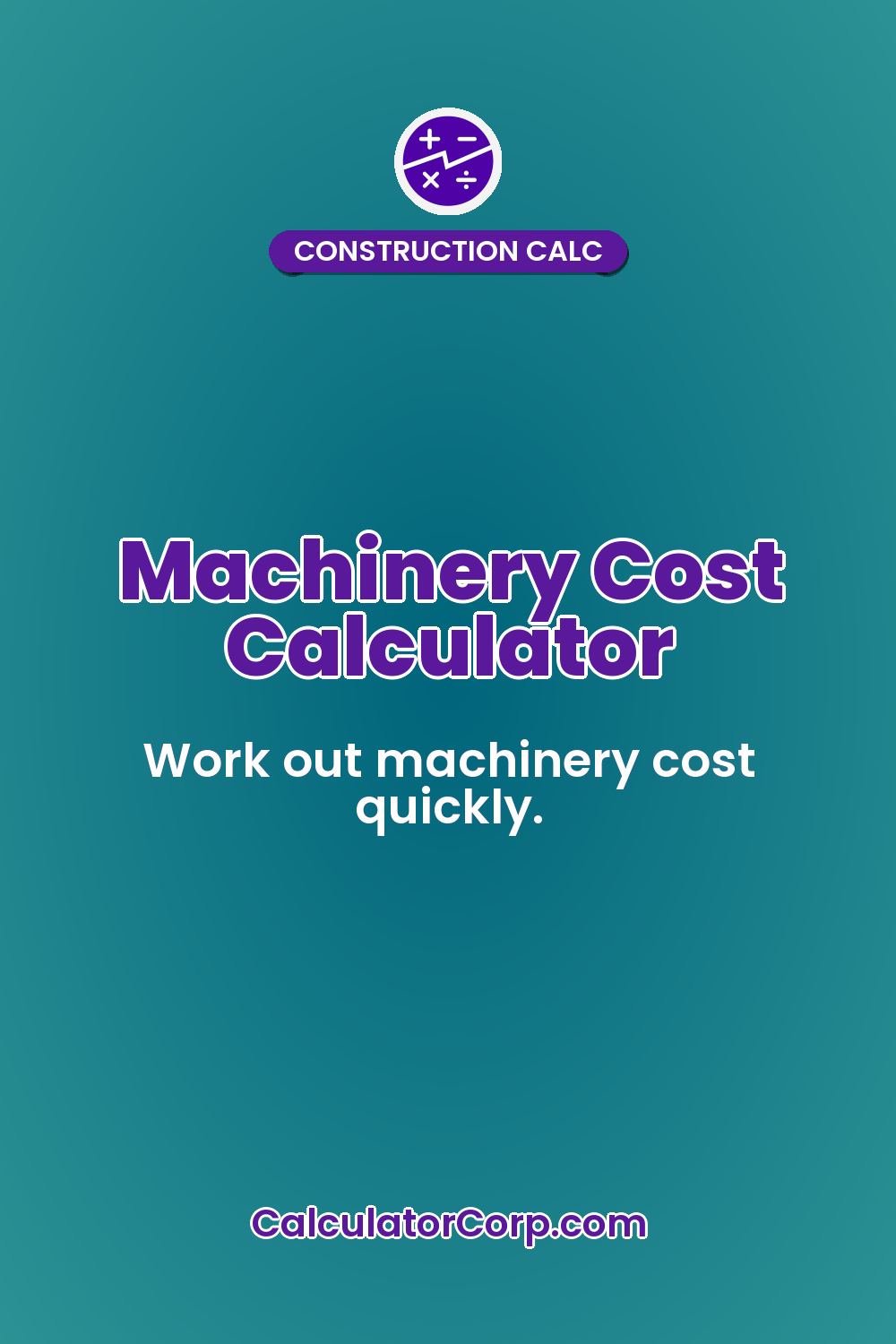 Machinery Cost Calculator