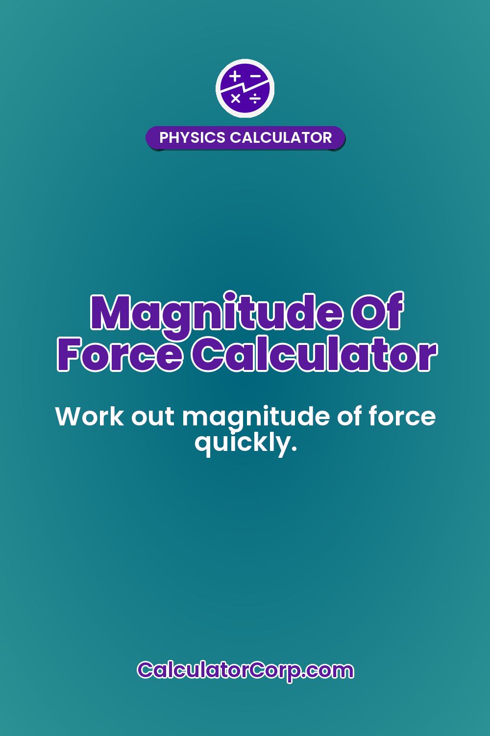 Magnitude Of Force Calculator
