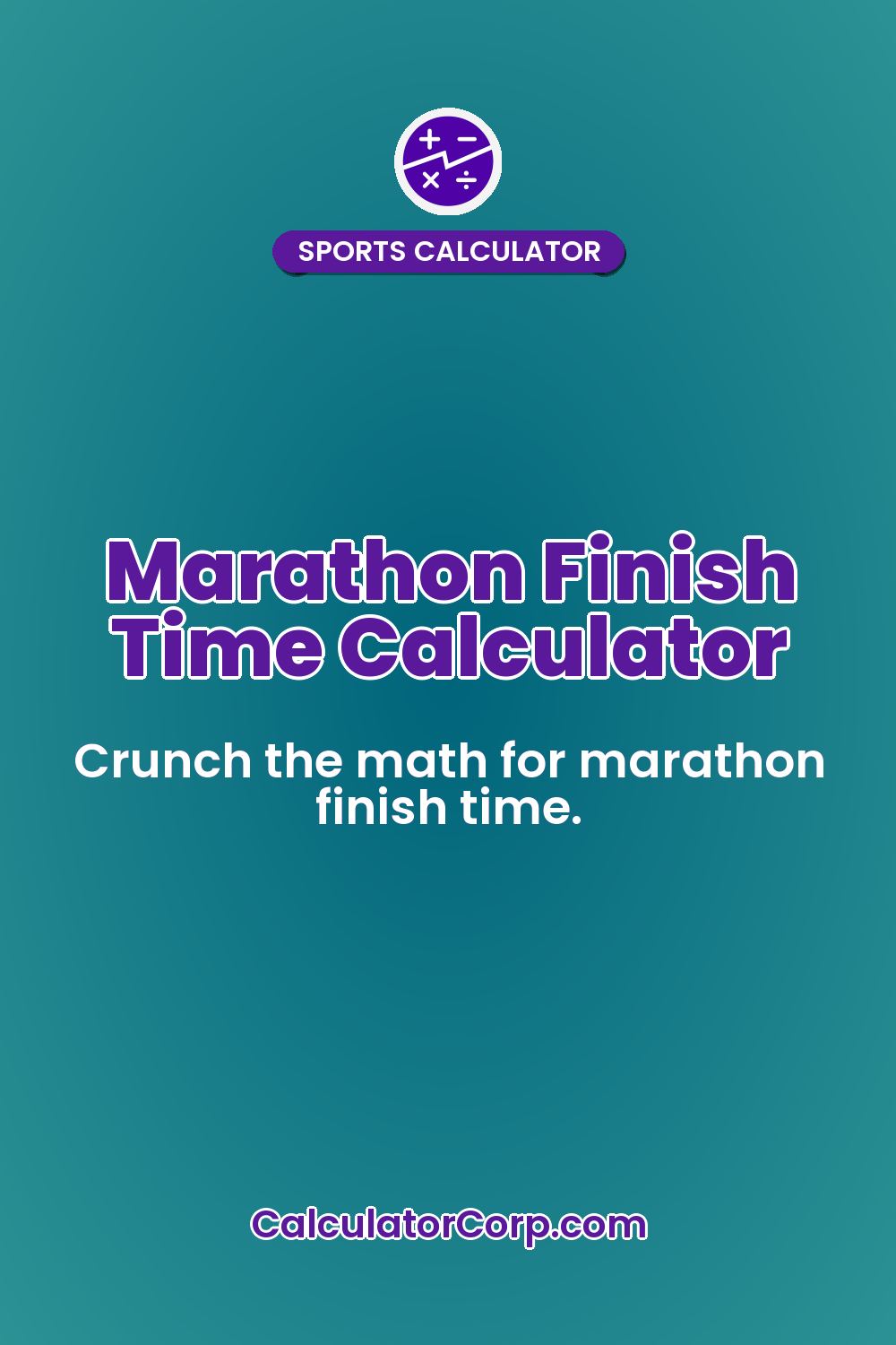 Marathon Finish Time Calculator