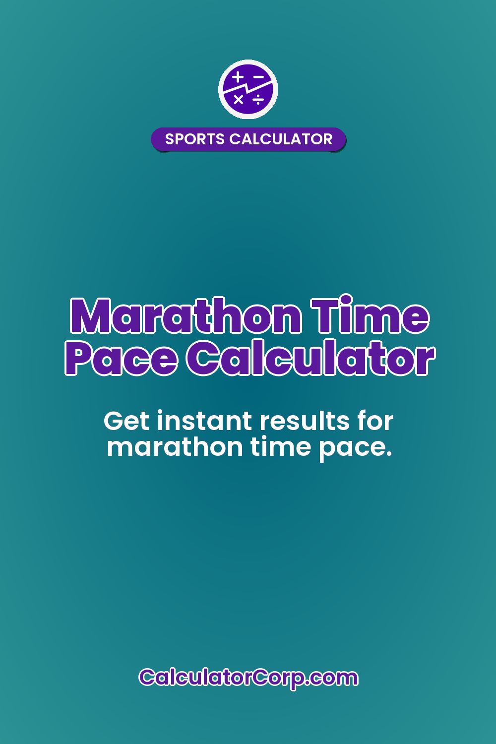 Marathon Time Pace Calculator