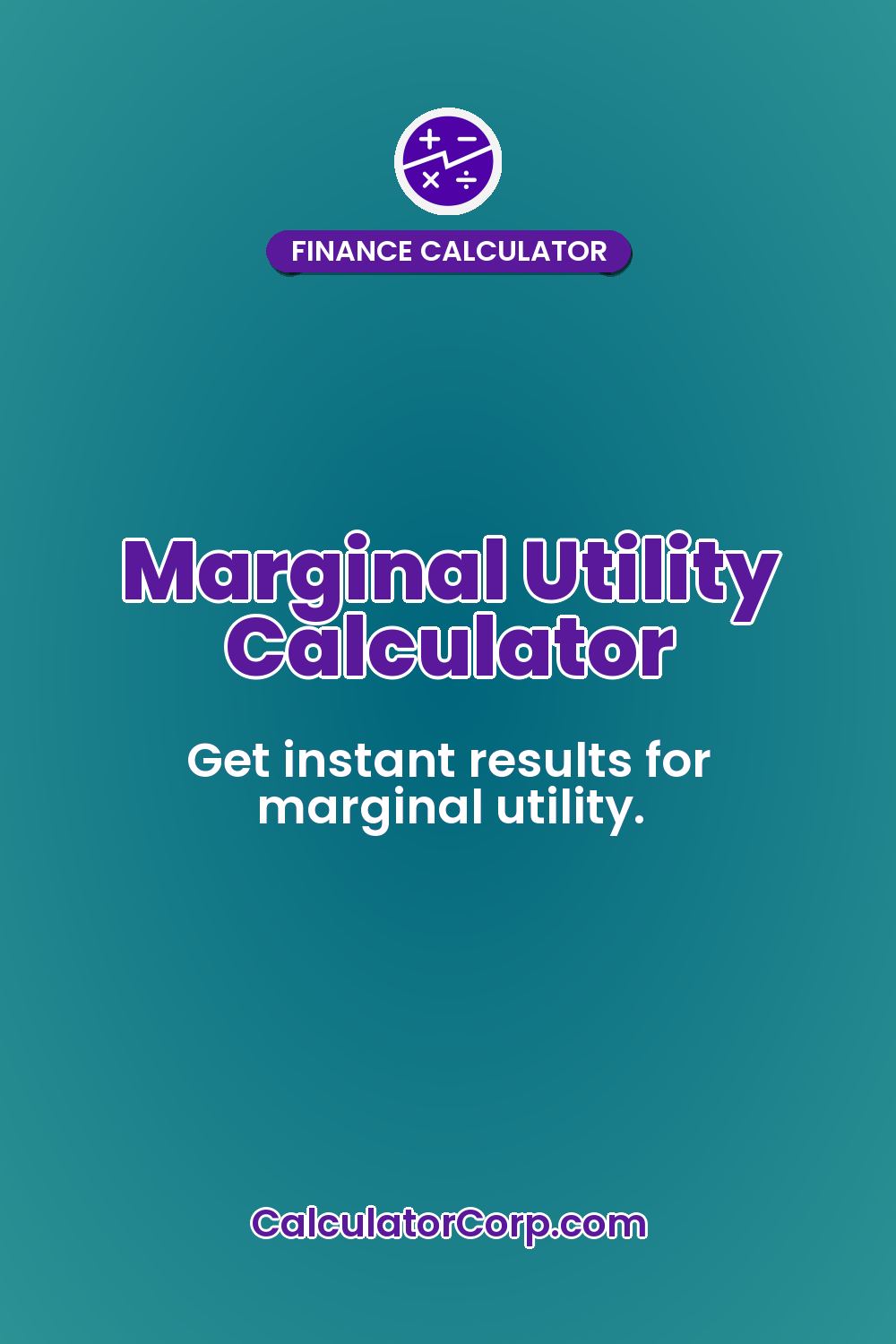 Marginal Utility Calculator