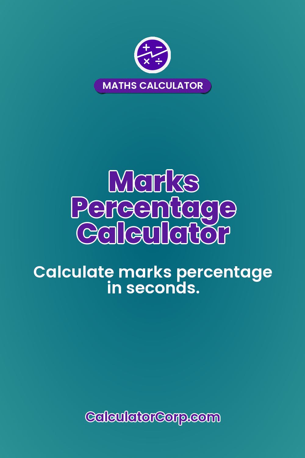 Marks Percentage Calculator