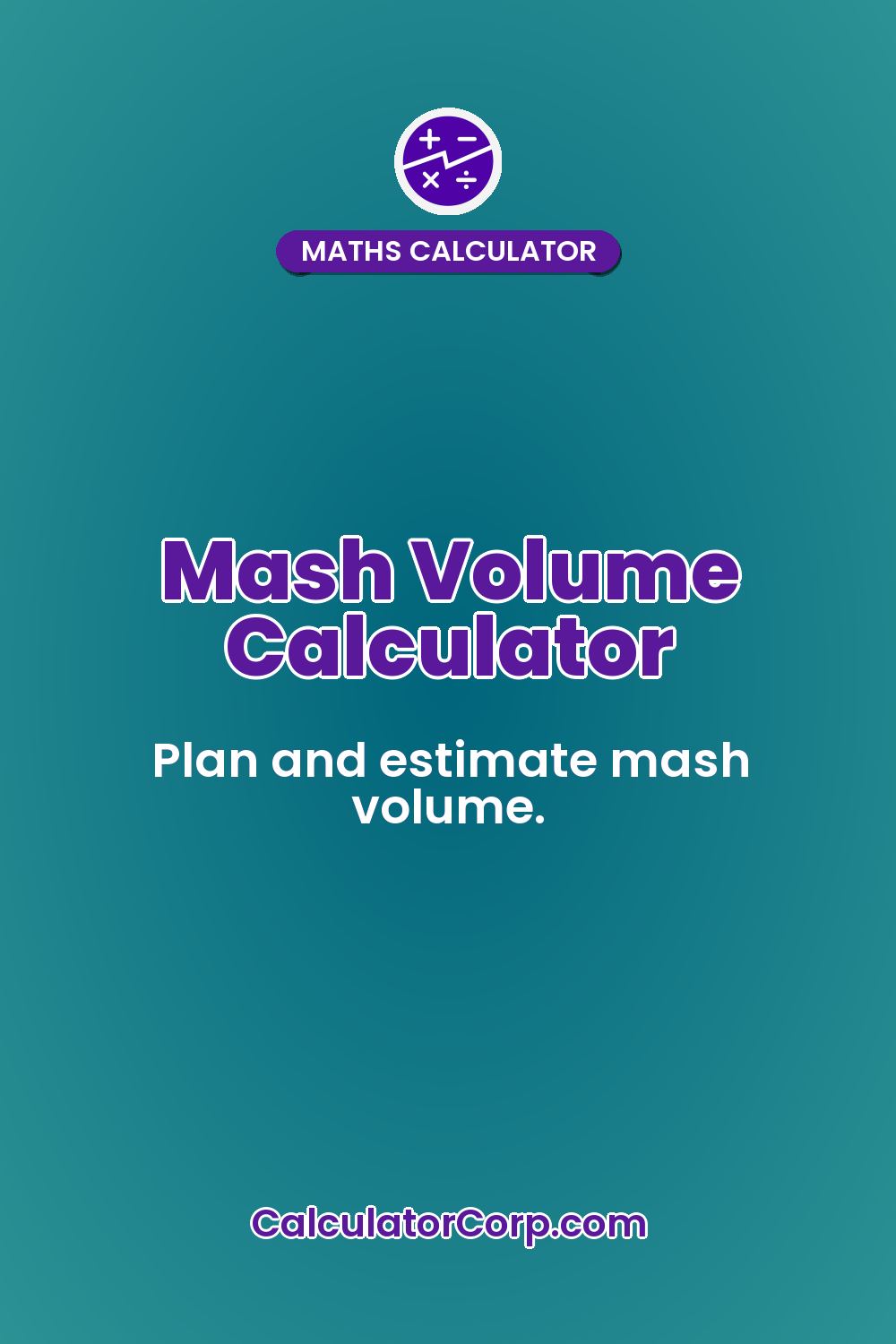 Mash Volume Calculator