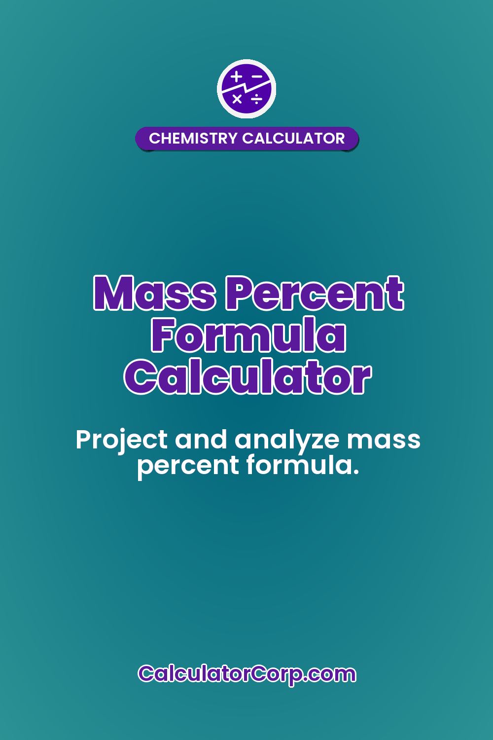 Mass Percent Formula Calculator
