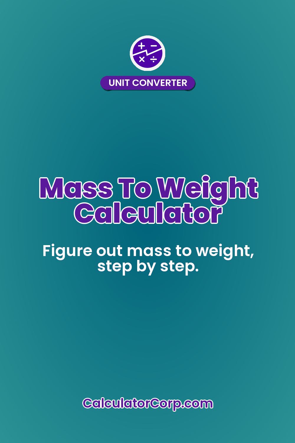Mass To Weight Calculator