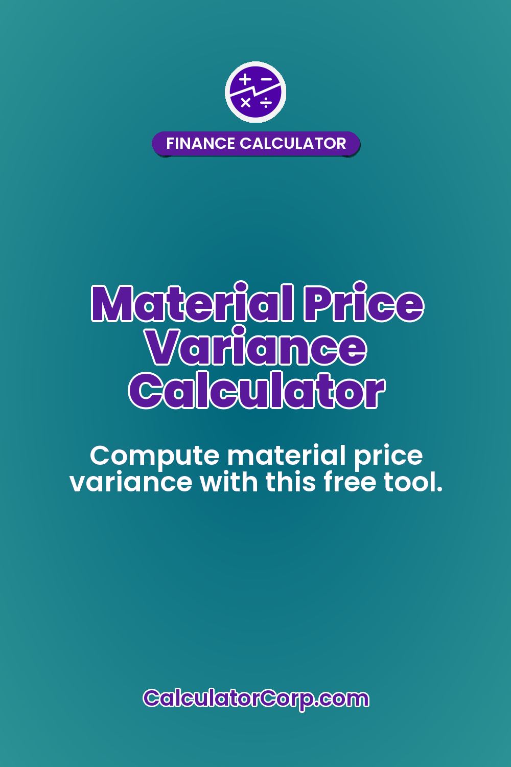 Material Price Variance Calculator
