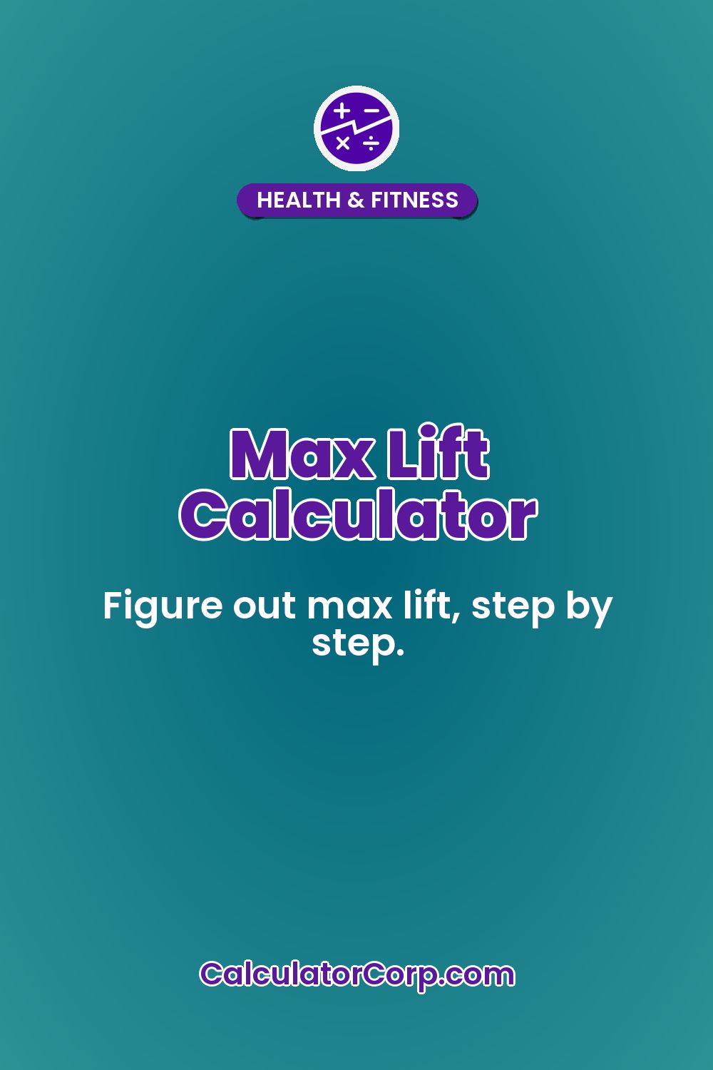 Max Lift Calculator