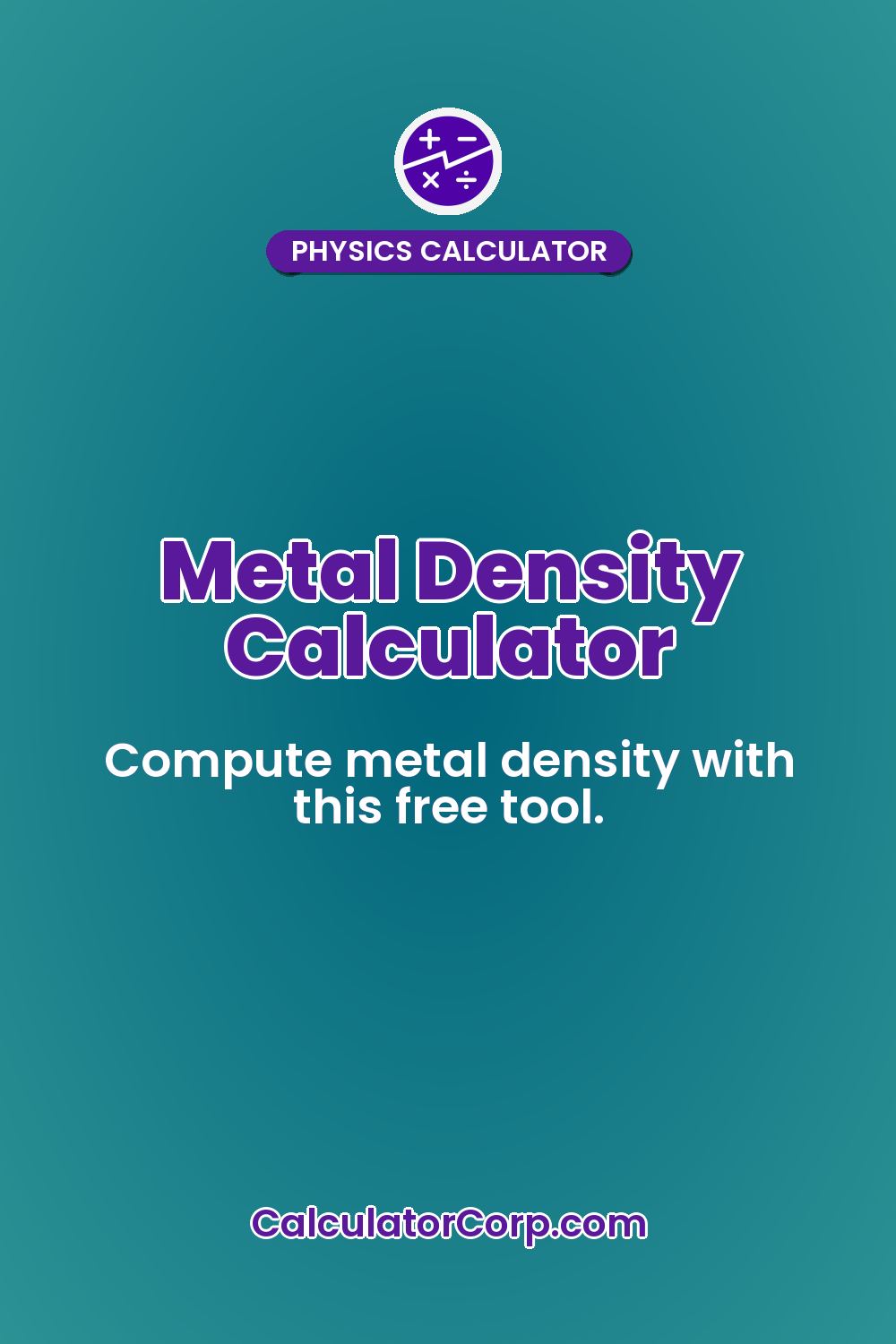 Metal Density Calculator