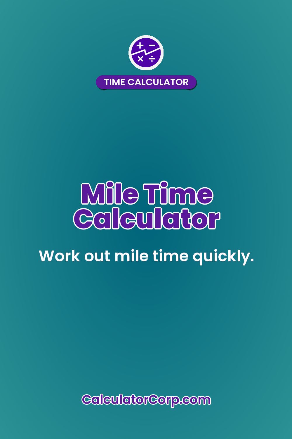 Mile Time Calculator