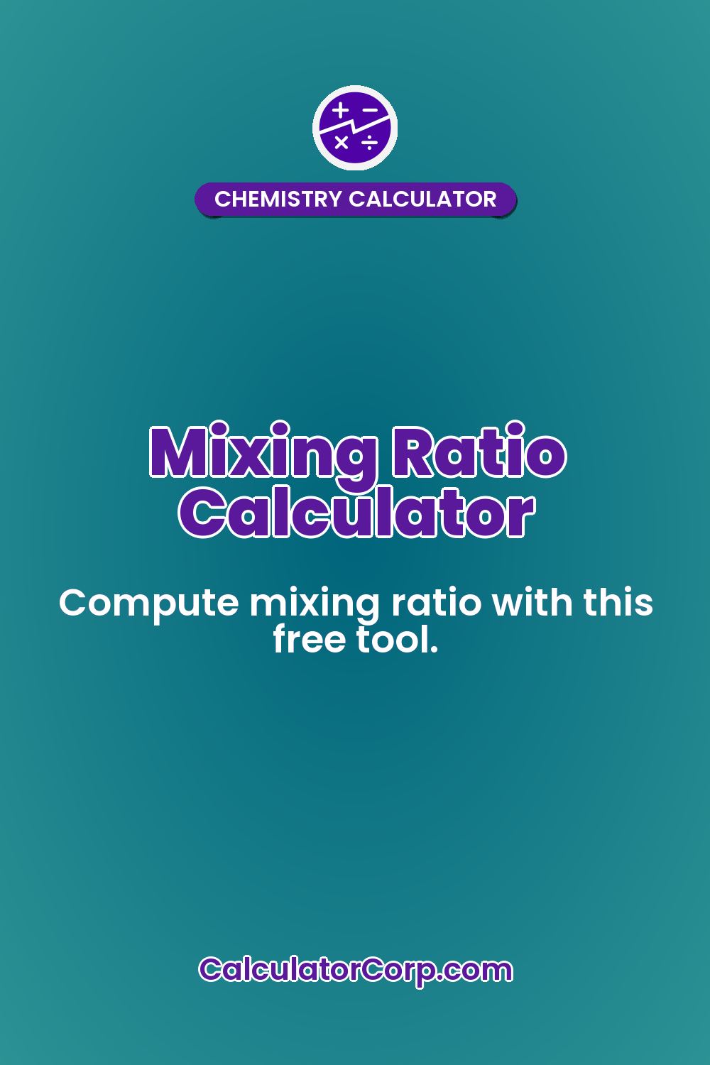 Mixing Ratio Calculator