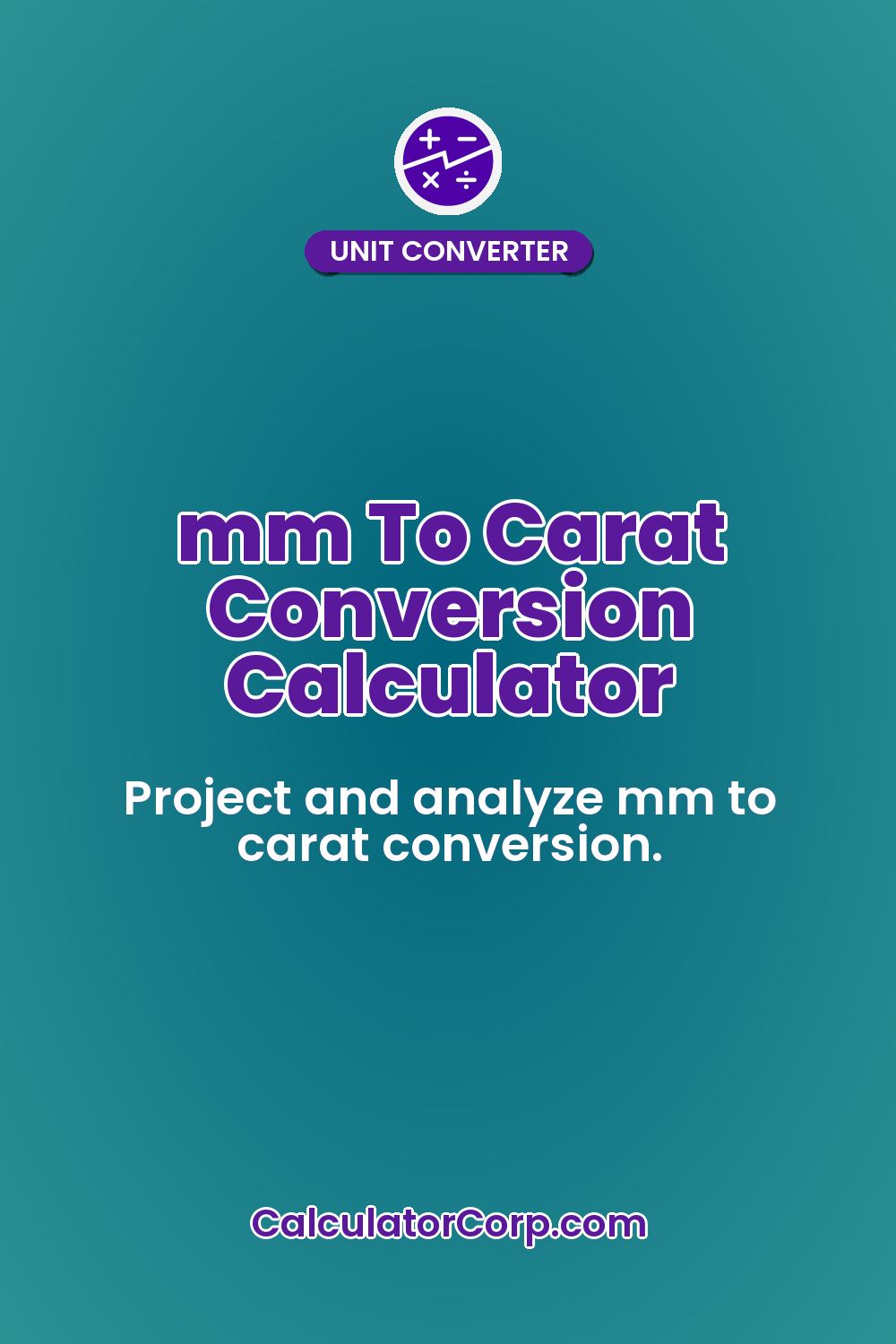 mm To Carat Conversion Calculator
