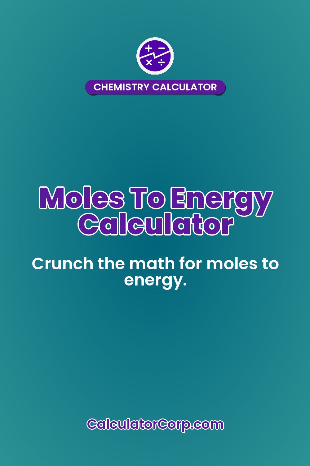 Moles To Energy Calculator