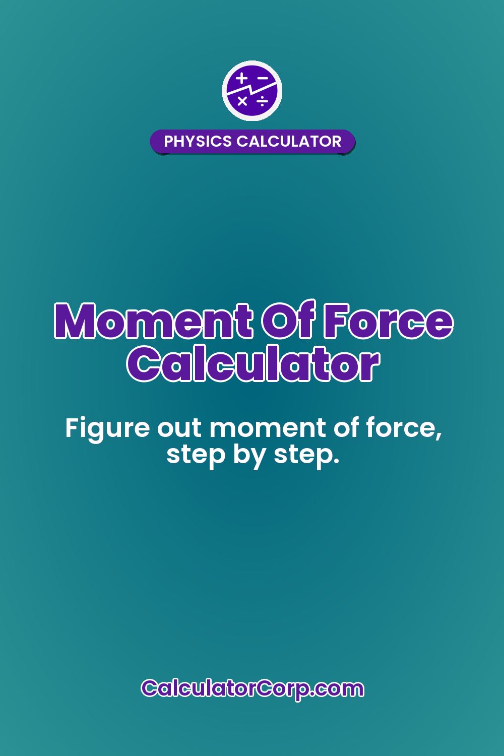 Moment Of Force Calculator