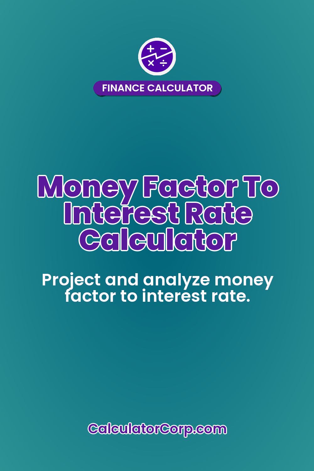 Money Factor To Interest Rate Calculator