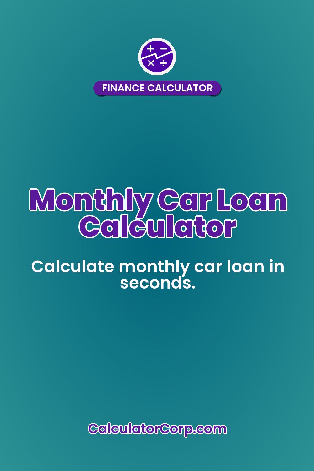 Monthly Car Loan Calculator