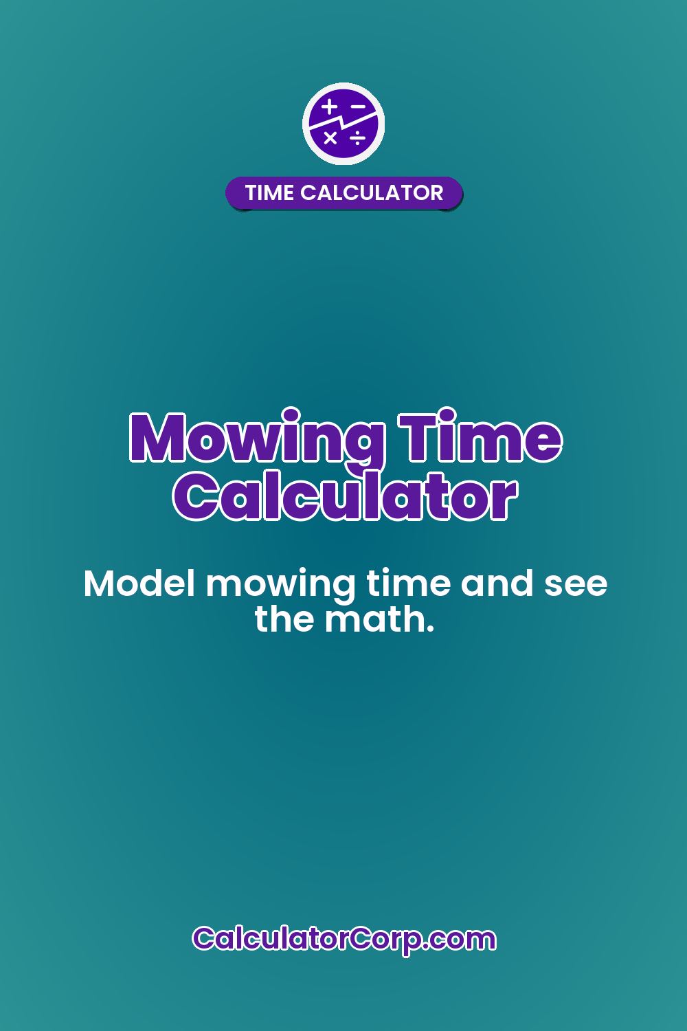 Mowing Time Calculator