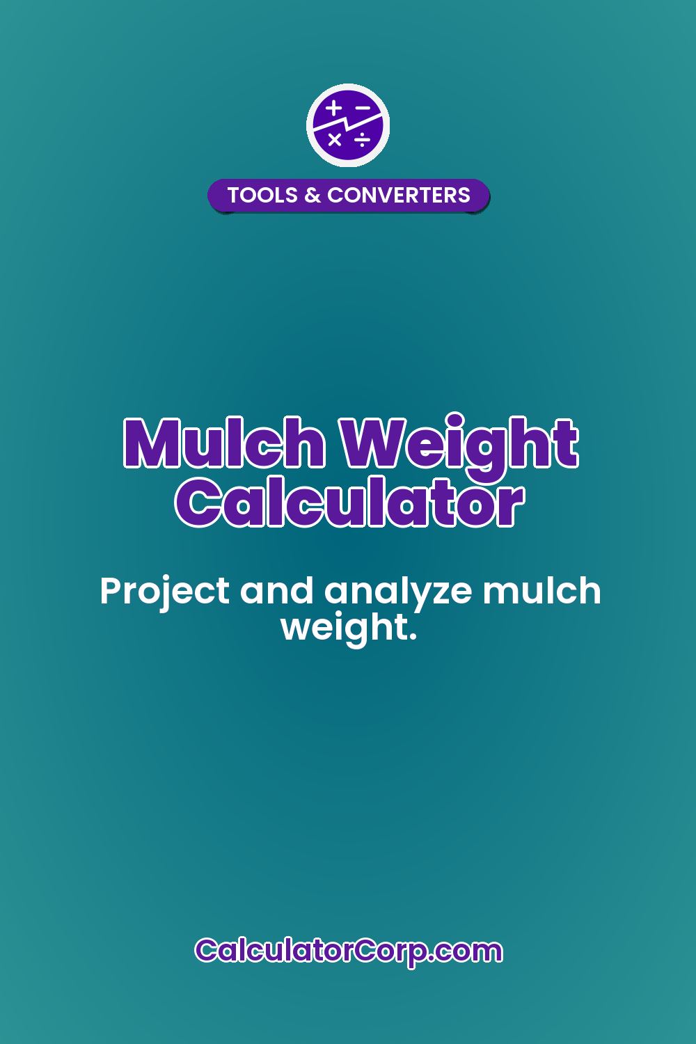 Mulch Weight Calculator