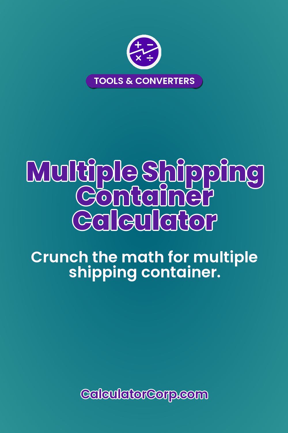 Multiple Shipping Container Calculator
