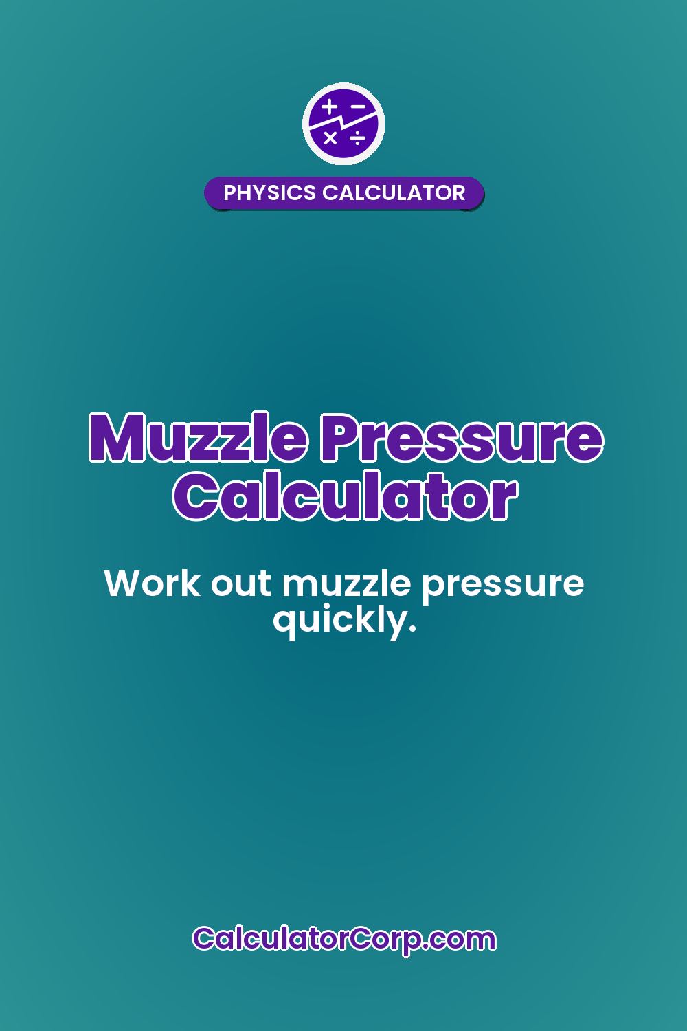 Muzzle Pressure Calculator