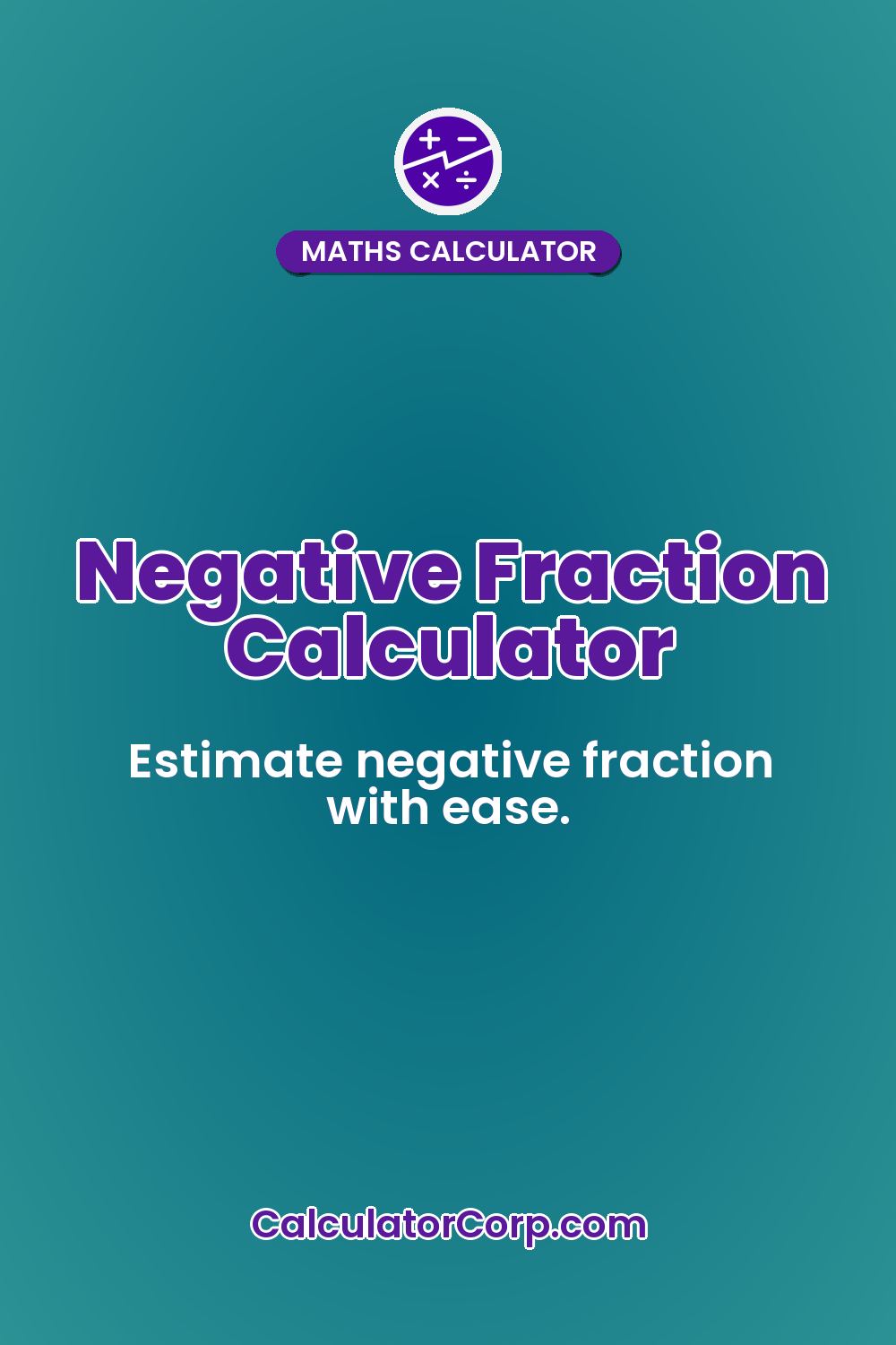 Negative Fraction Calculator