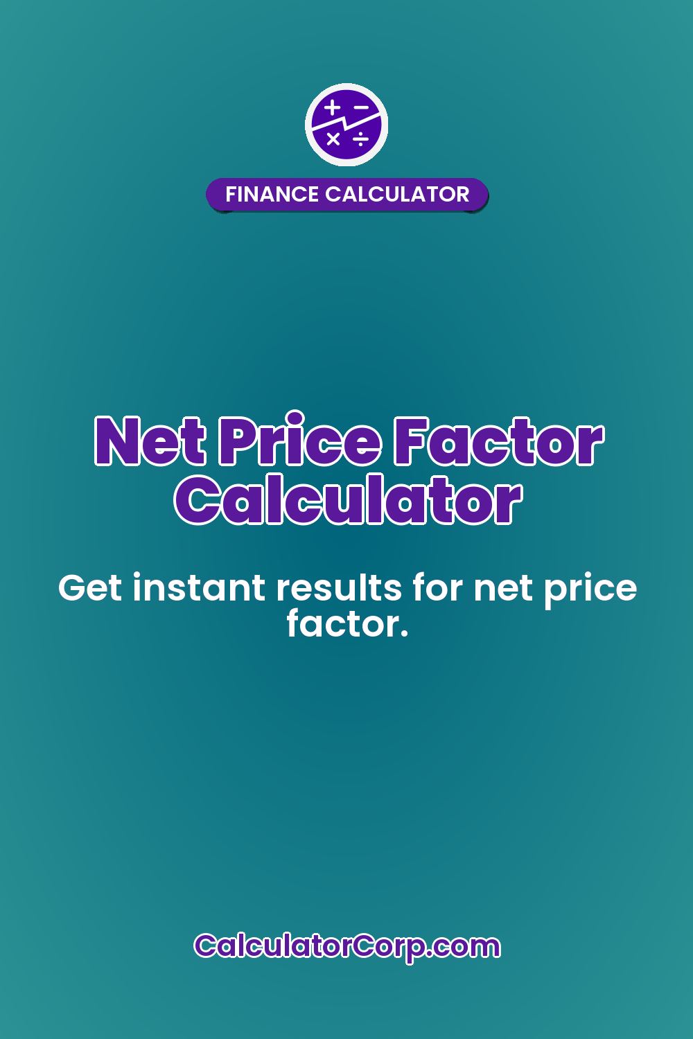 Net Price Factor Calculator