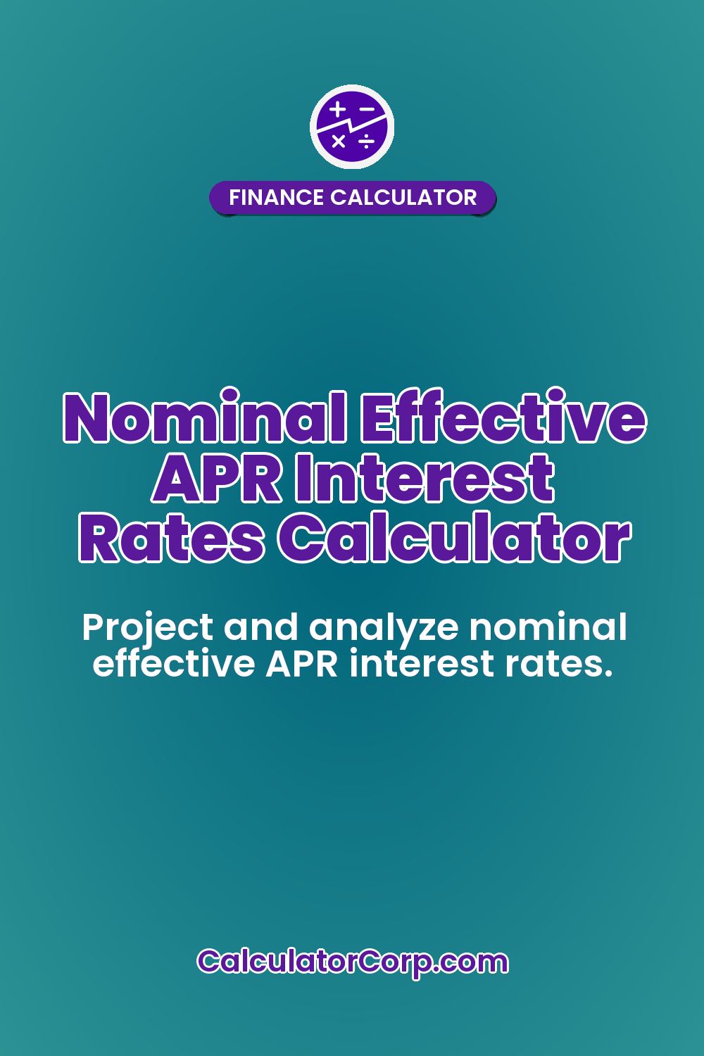 Nominal Effective APR Interest Rates Calculator