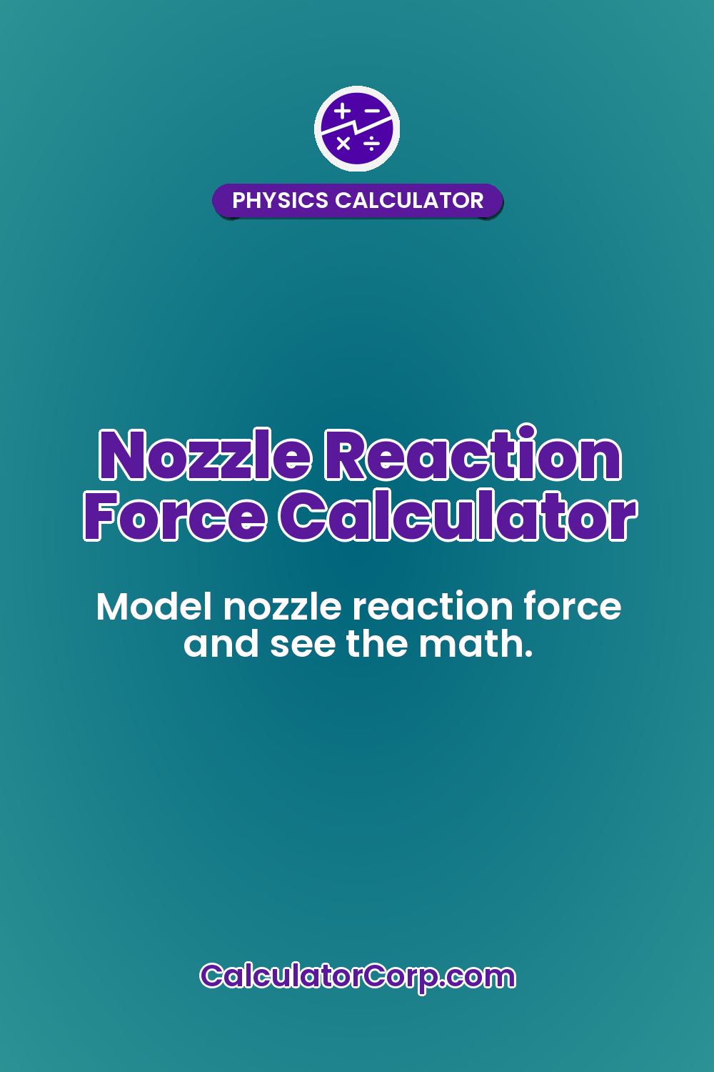 Nozzle Reaction Force Calculator