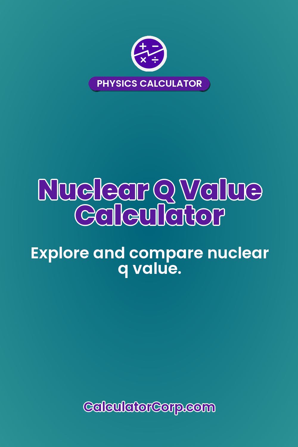 Nuclear Q Value Calculator