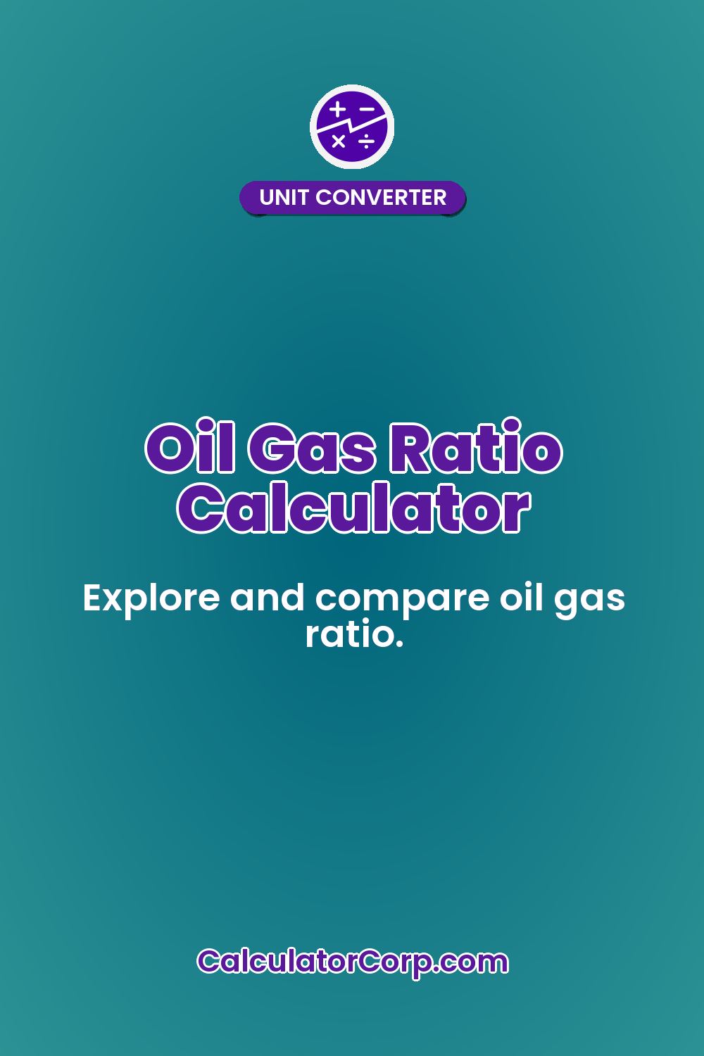 Oil Gas Ratio Calculator
