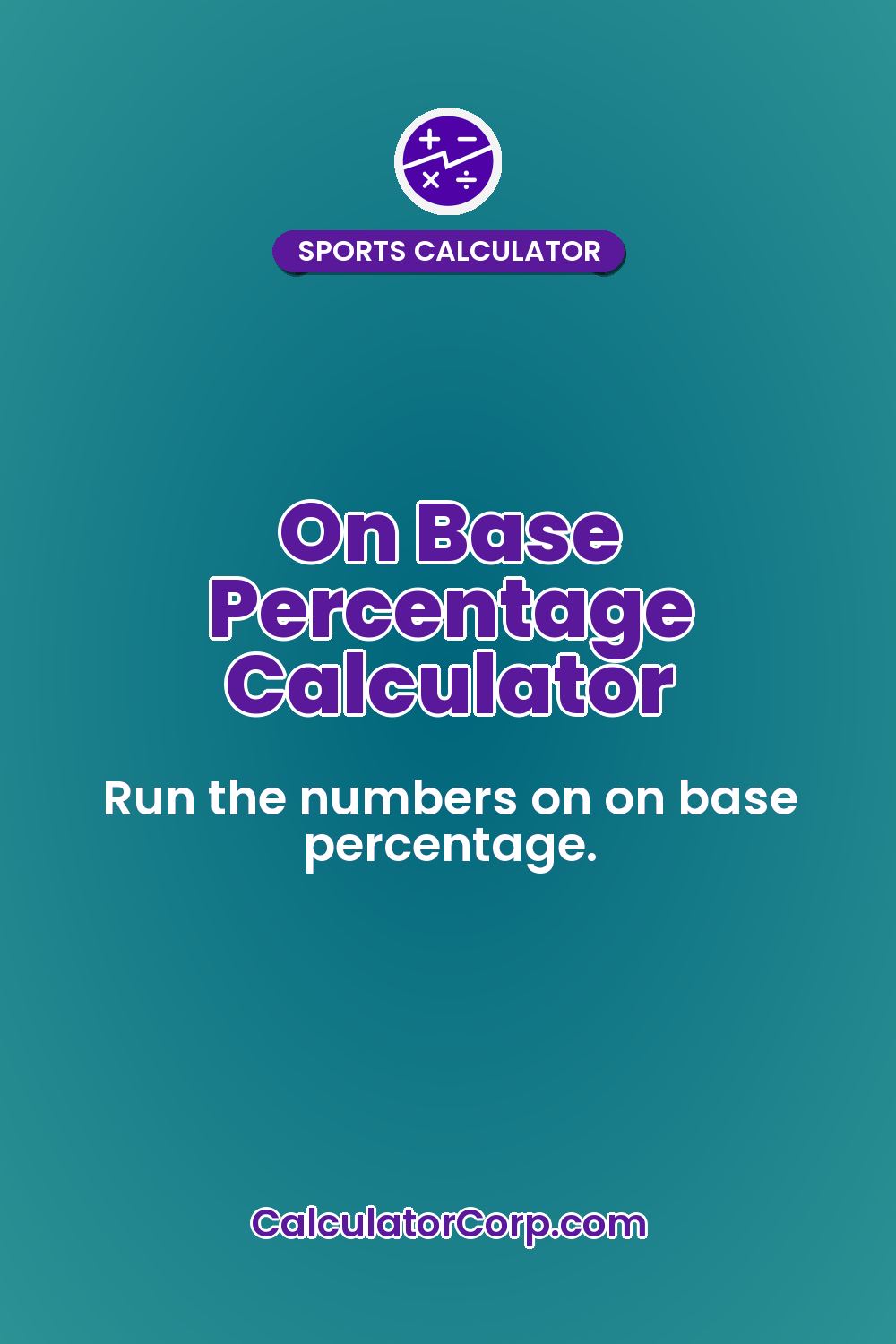 On Base Percentage Calculator