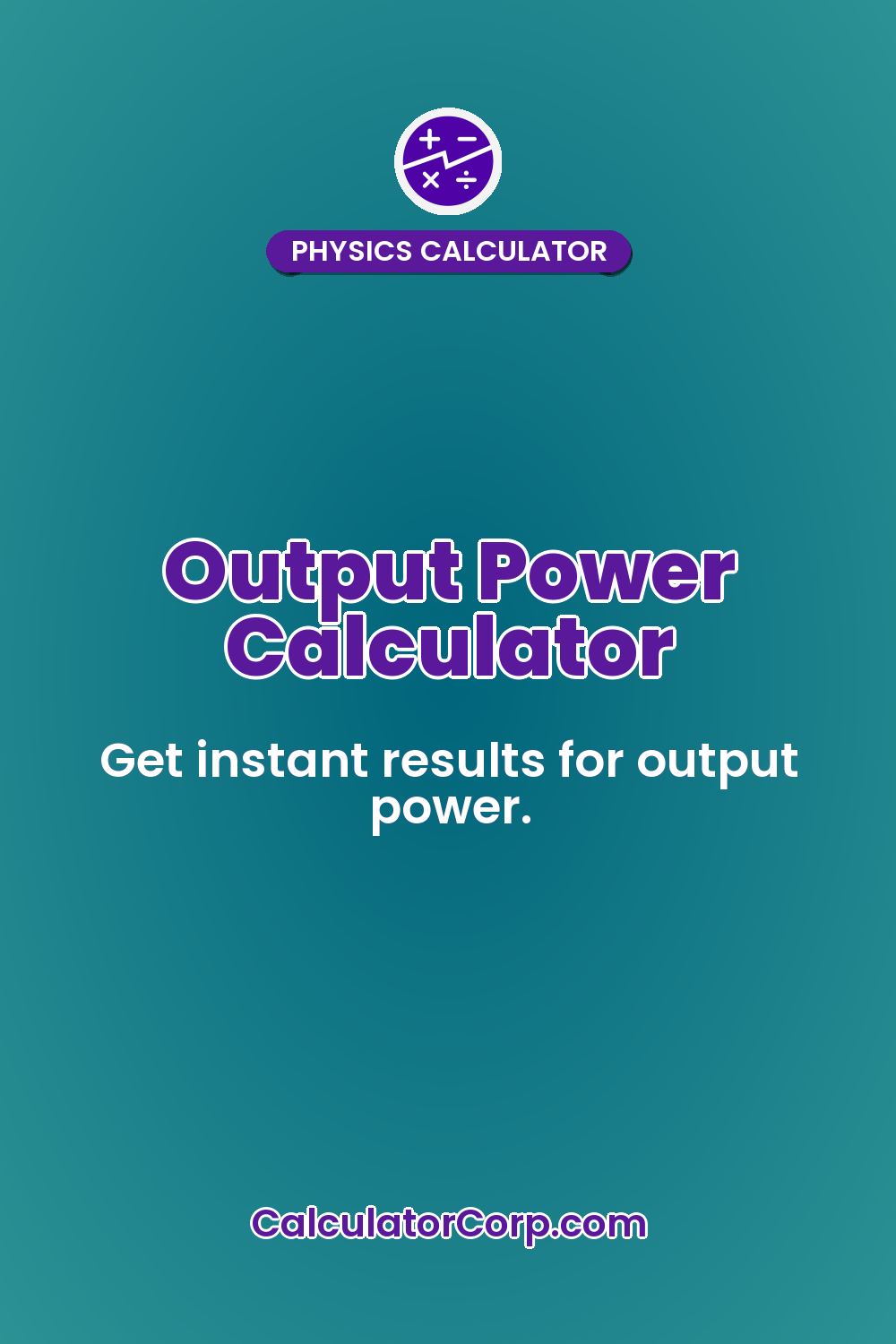 Output Power Calculator
