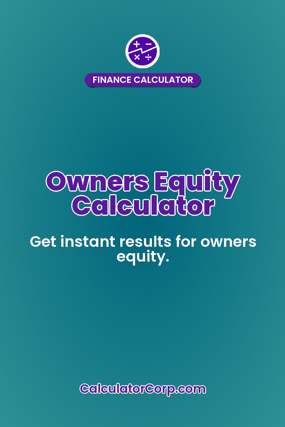 Owners Equity Calculator