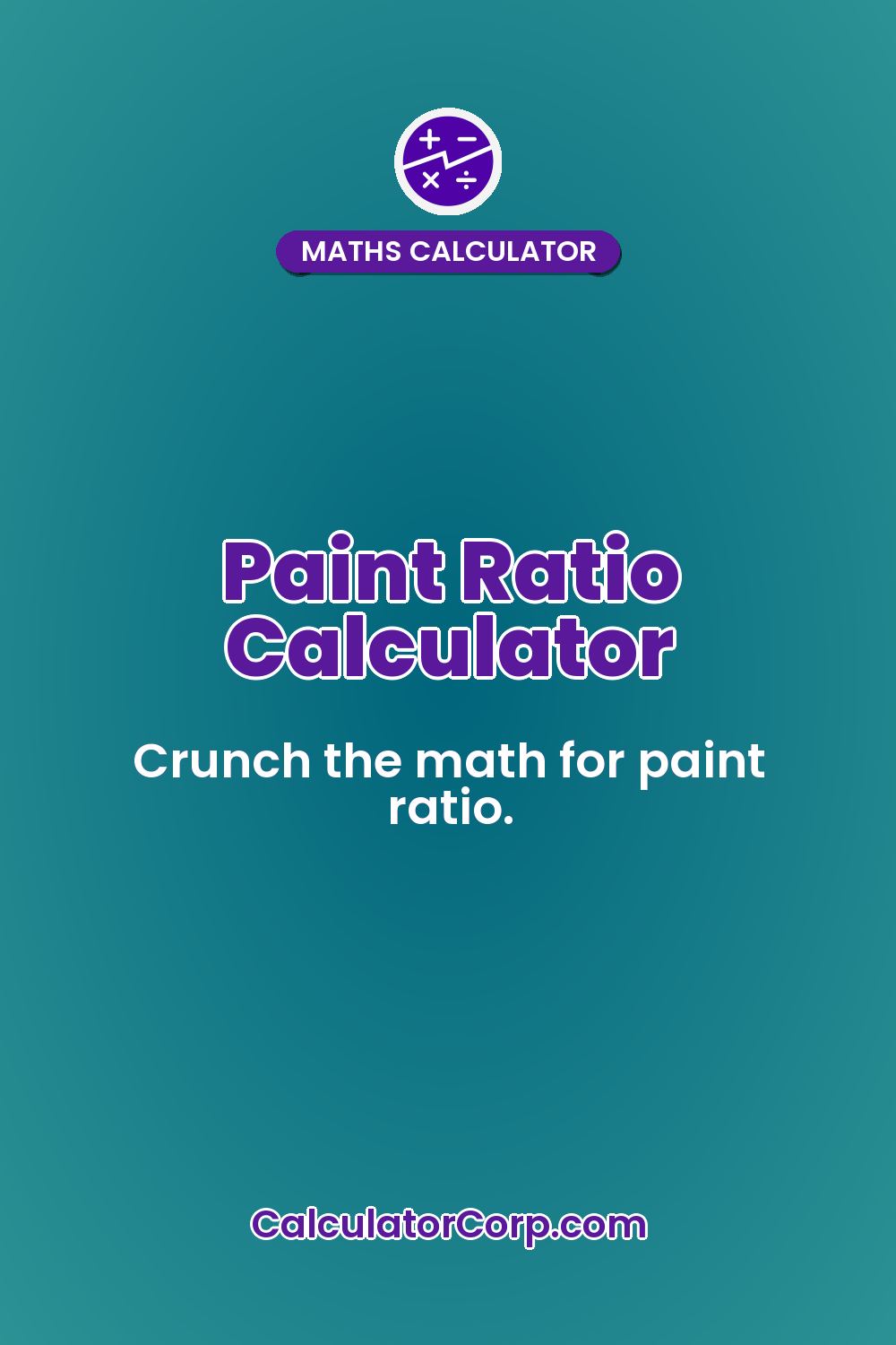 Paint Ratio Calculator