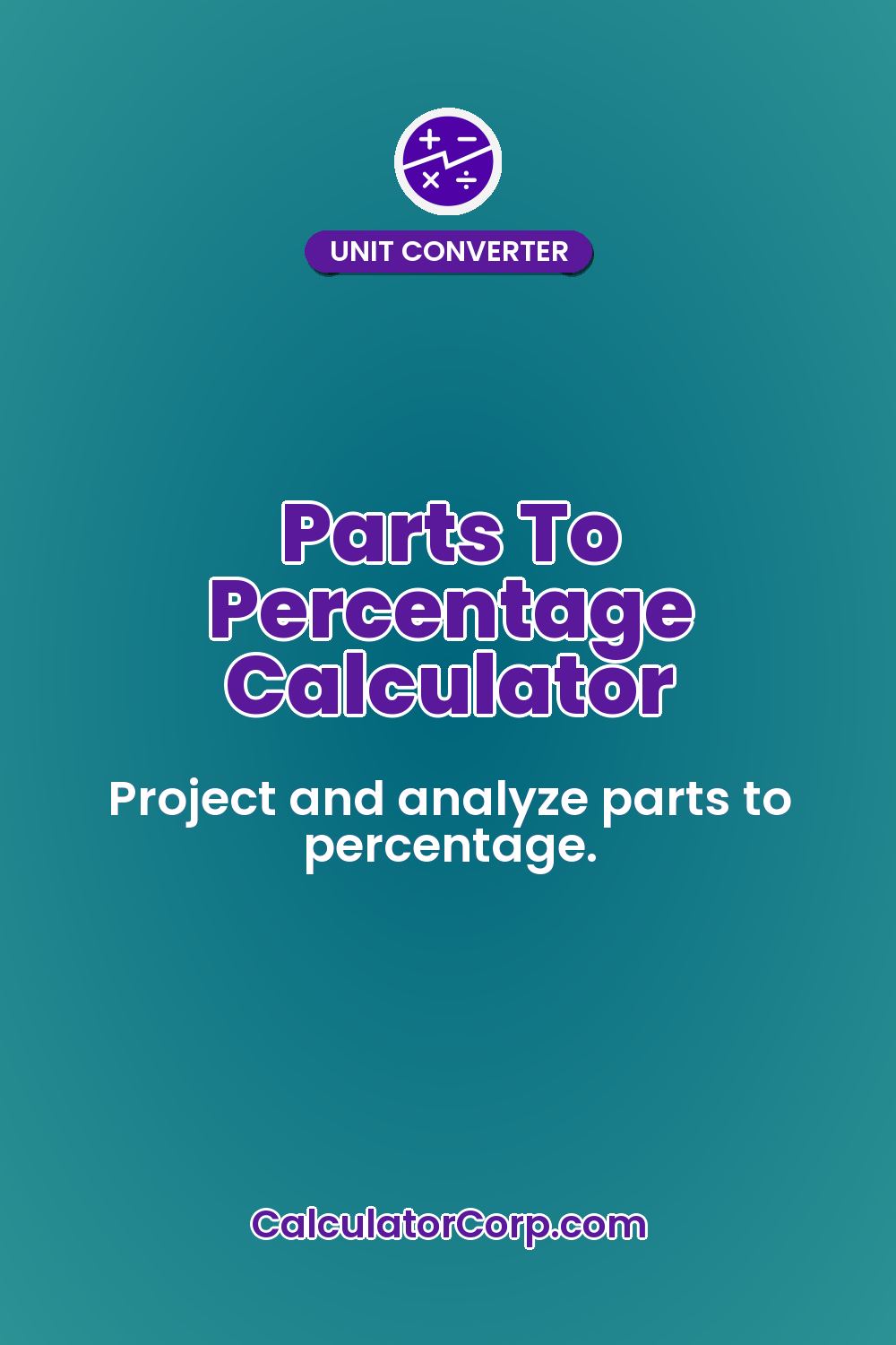 Parts To Percentage Calculator