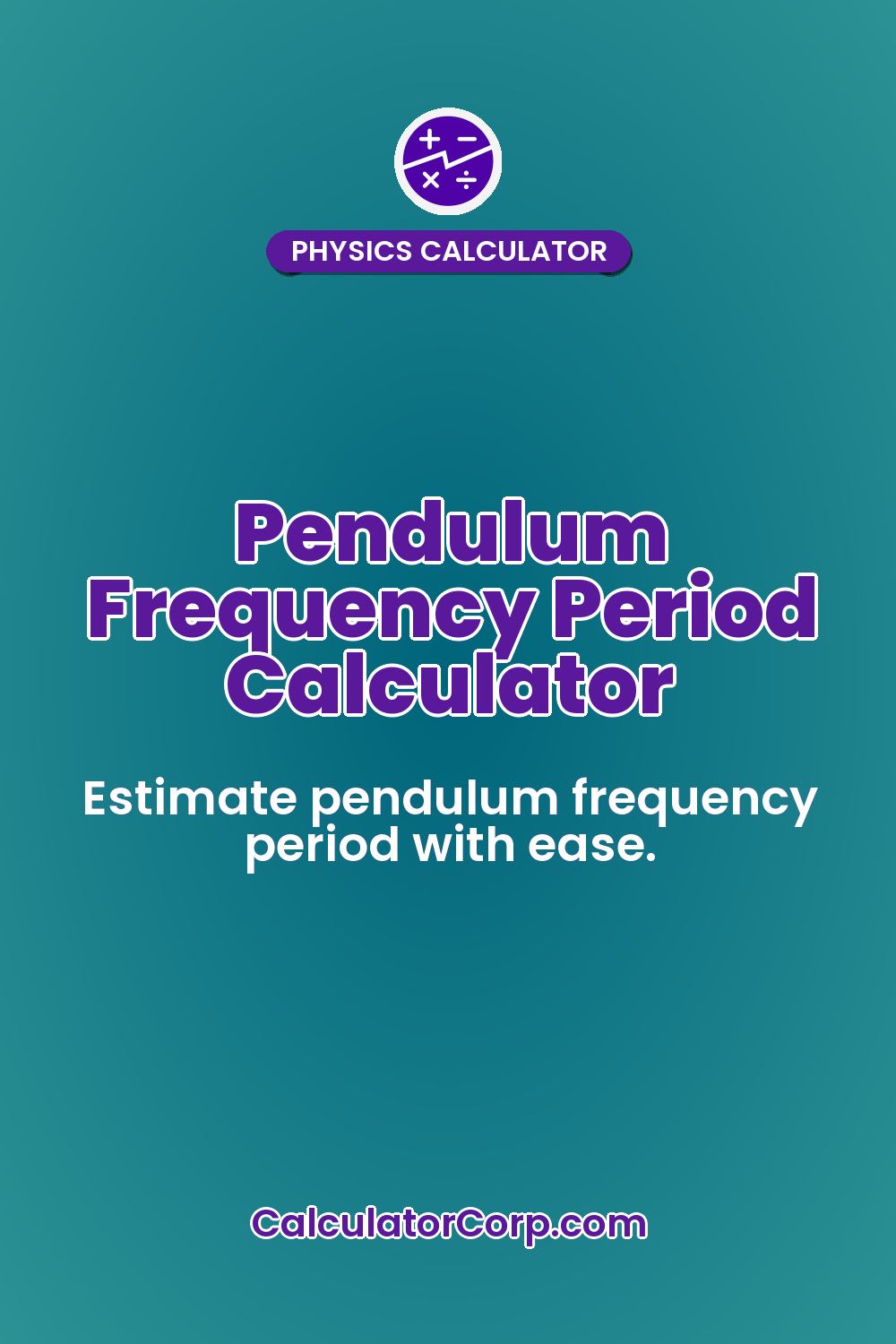 Pendulum Frequency Period Calculator