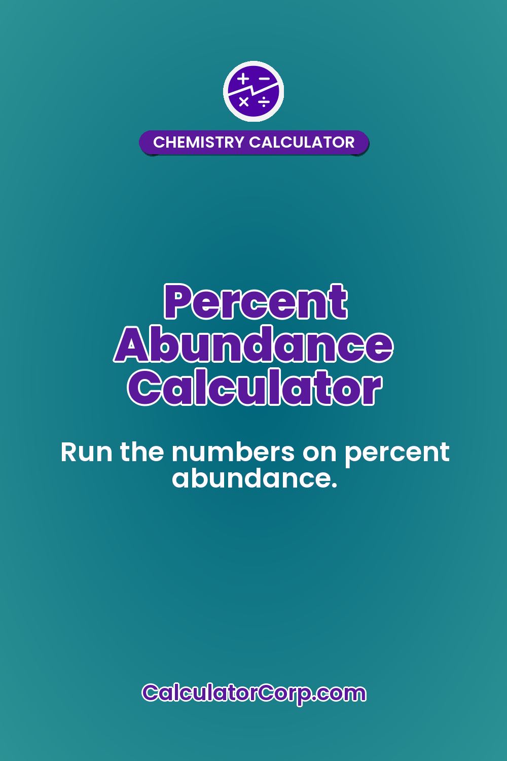 Percent Abundance Calculator