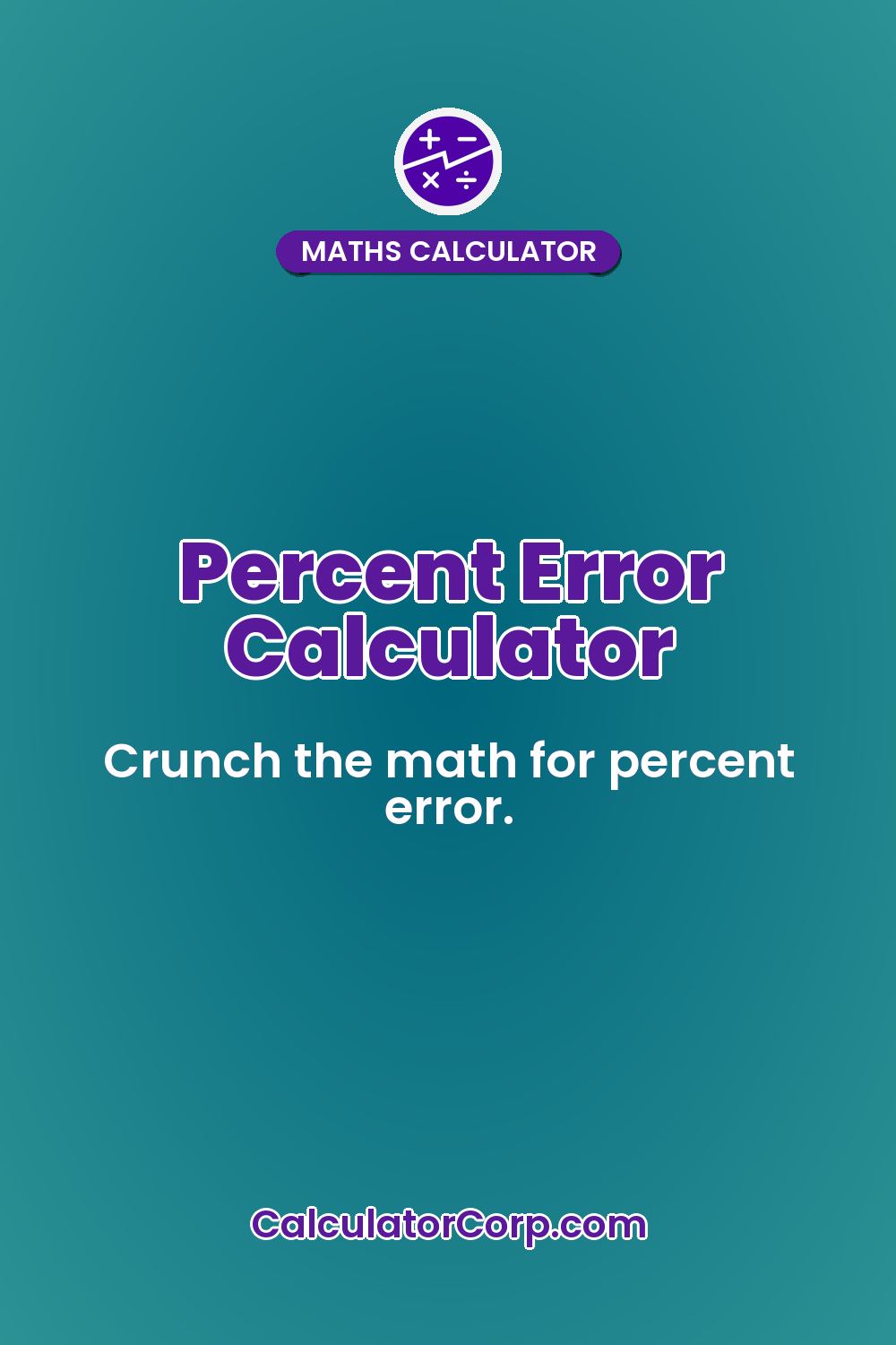 Percent Error Calculator