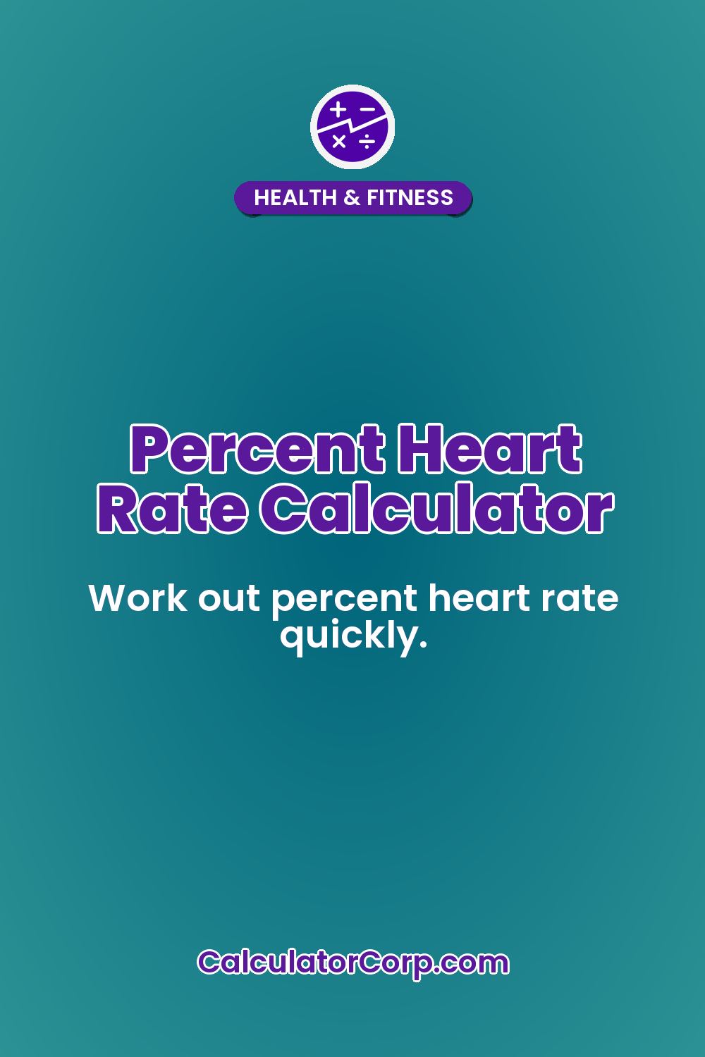 Percent Heart Rate Calculator