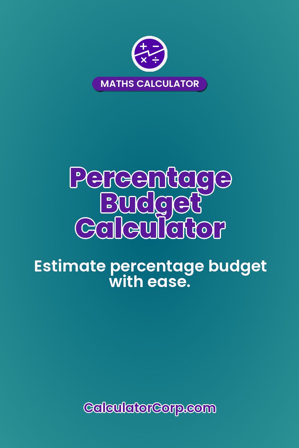 Percentage Budget Calculator